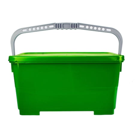 Pulex Bucket, 10.5 in H, Green SECC70015-G